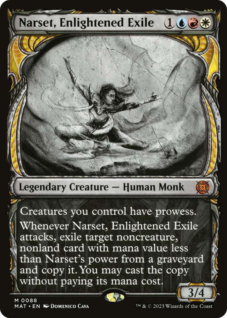 Narset, Enlightened Exile (Showcase) (088) Foil - March of the Machine: The Aftermath