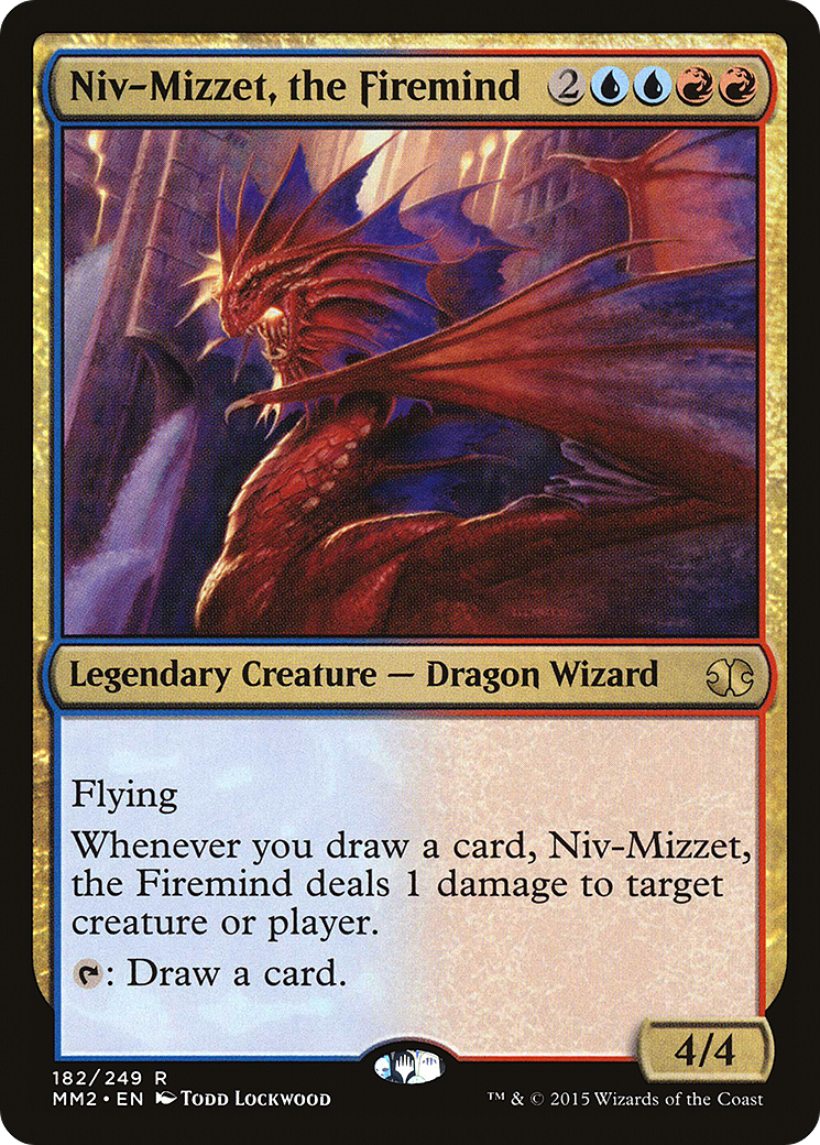 Niv-Mizzet, the Firemind (182) Foil - Modern Masters 2015