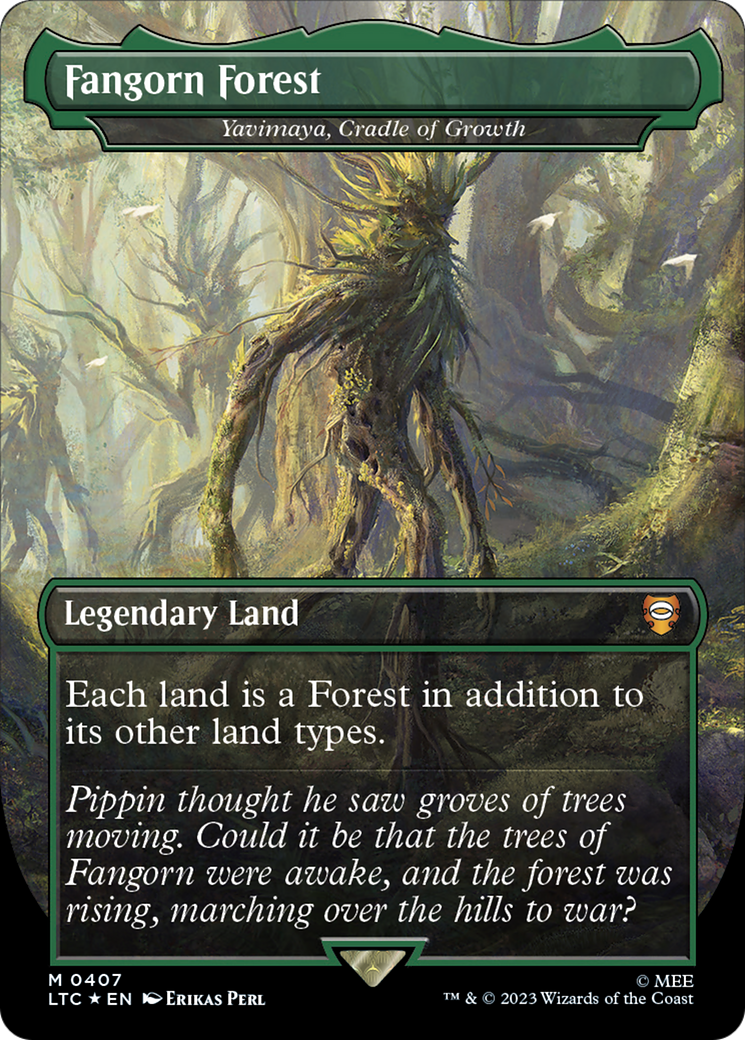 Fangorn Forest – Yavimaya, Cradle of Growth (Surge Foil) (407) Foil - Tales of Middle-earth Commander