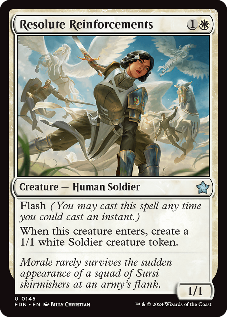 Resolute Reinforcements (145) Foil - Foundations