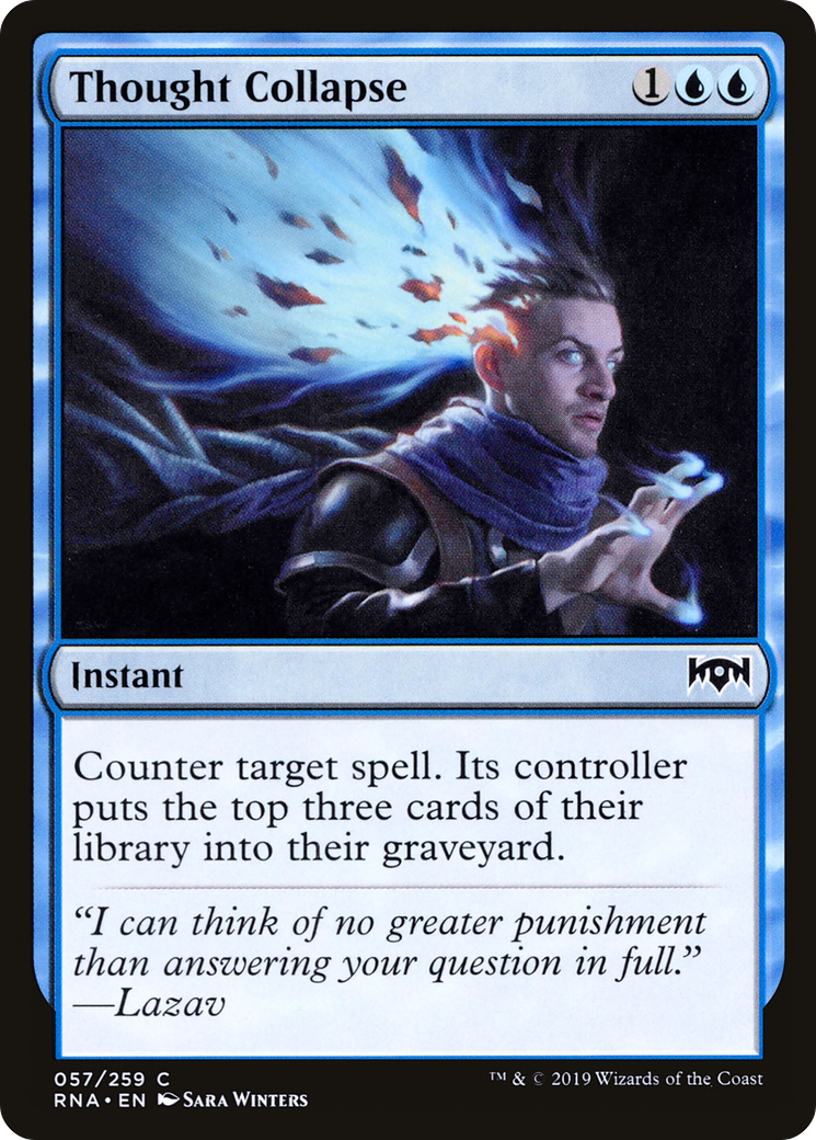 Thought Collapse (057) - Ravnica Allegiance