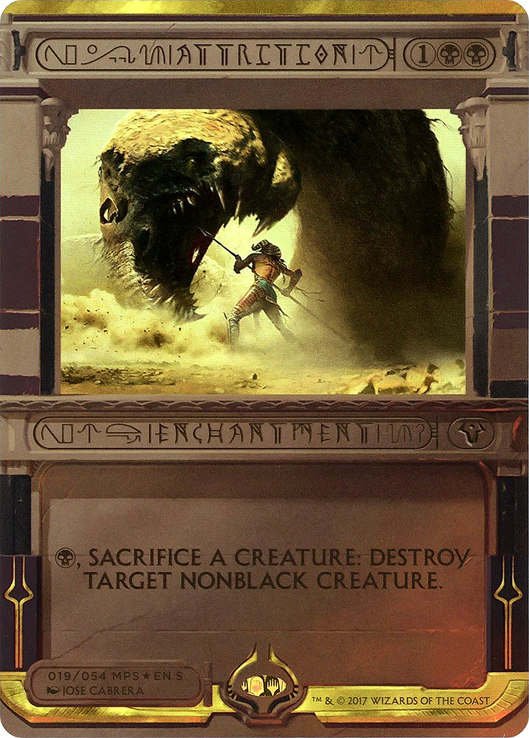Attrition (019) Foil - Amonkhet Invocations