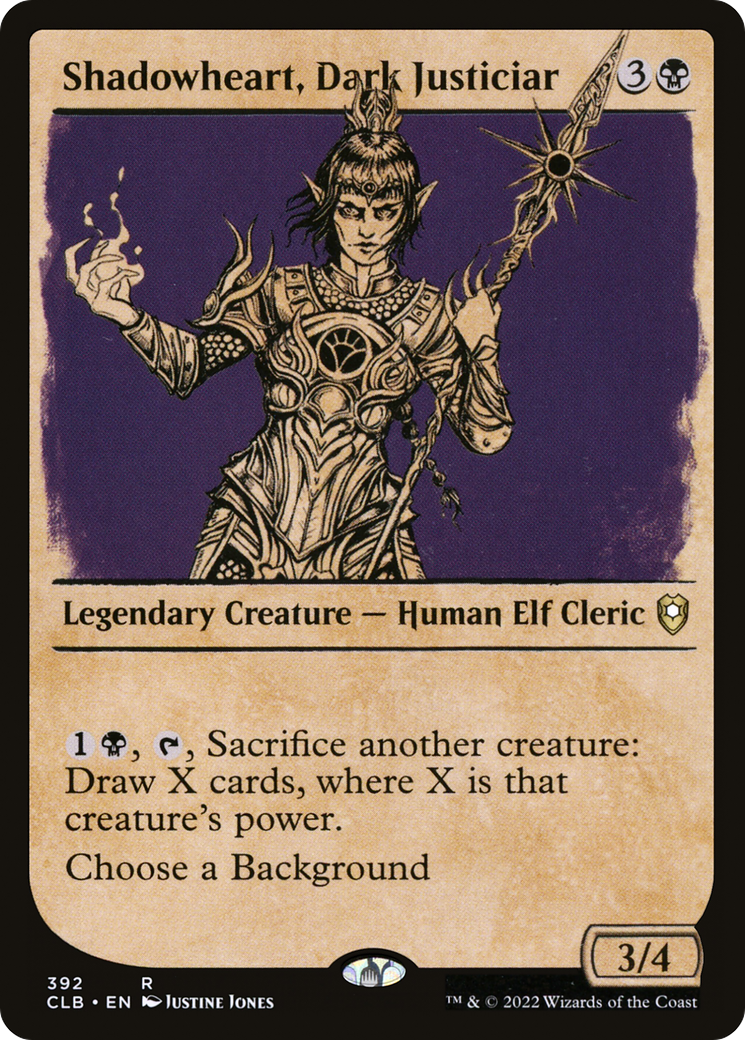 Shadowheart, Dark Justiciar (Showcase) (392) - Commander Legends: Battle for Baldur's Gate