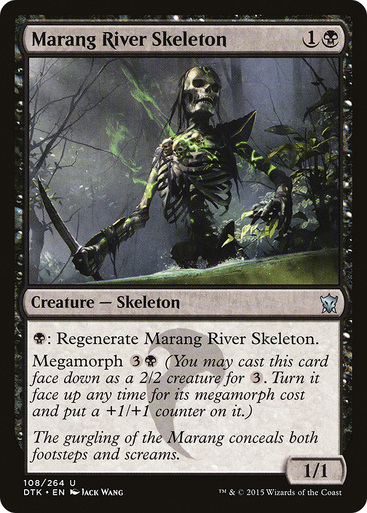 Marang River Skeleton (108) Foil - Dragons of Tarkir