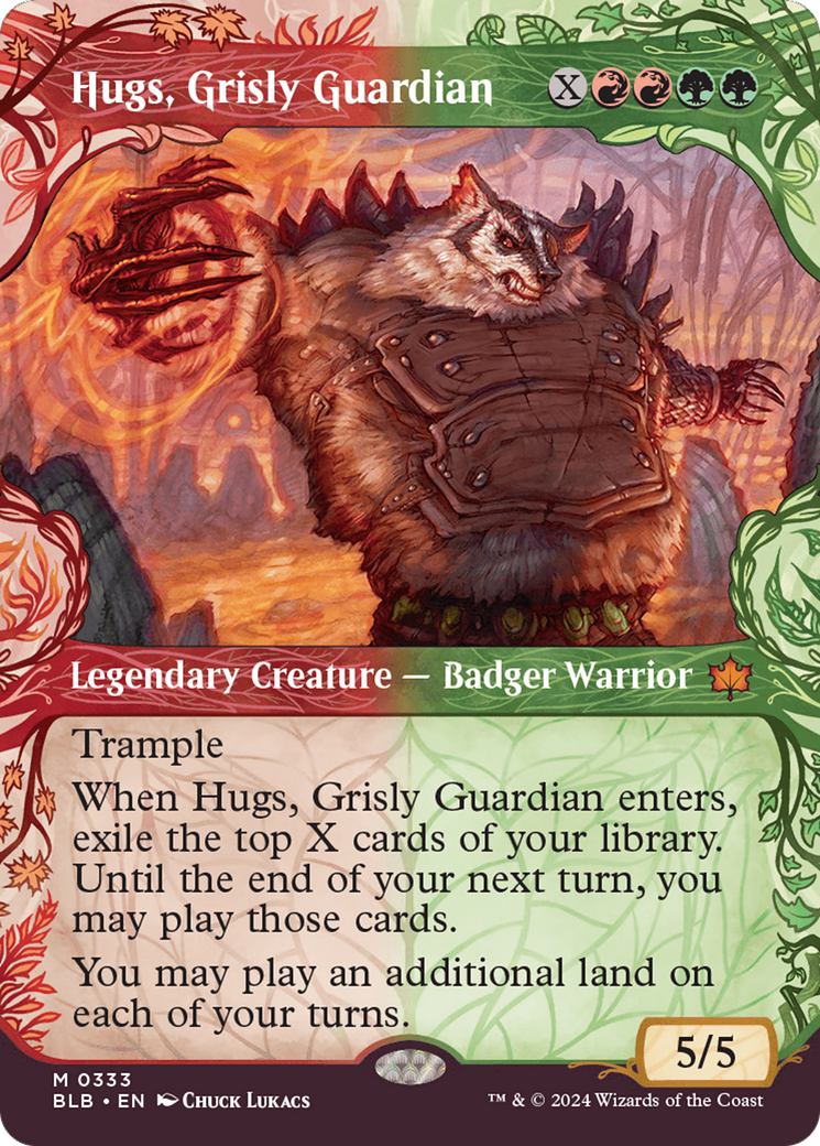 Hugs, Grisly Guardian (Showcase) (333) Foil - Bloomburrow