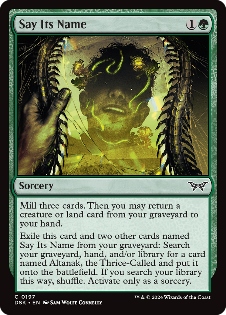 Say Its Name (197) Foil - Duskmourn: House of Horror