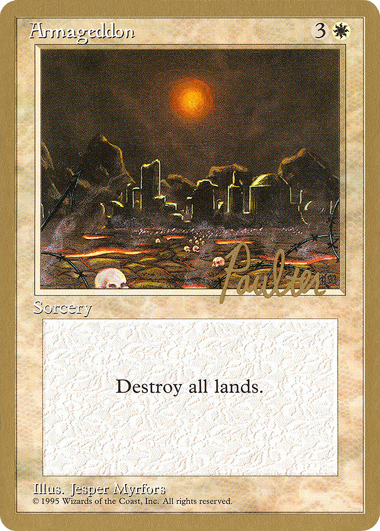 Armageddon - 1996 Preston Poulter (4ED) - Pro Tour Collector Set