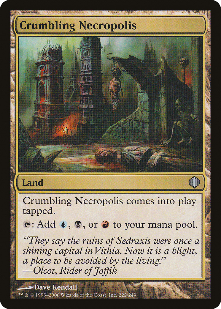 Crumbling Necropolis (222) Foil - Shards of Alara