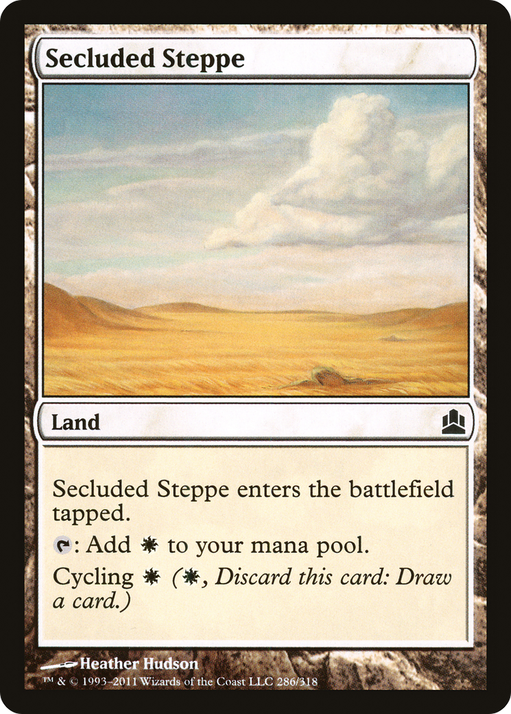 Secluded Steppe (286) - Commander 2011