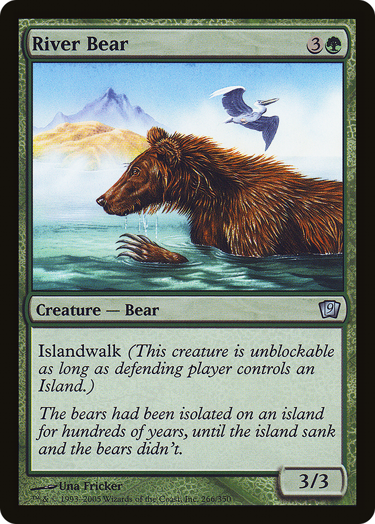 River Bear (266) Foil - Ninth Edition