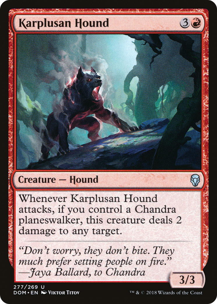 Karplusan Hound (277) - Dominaria