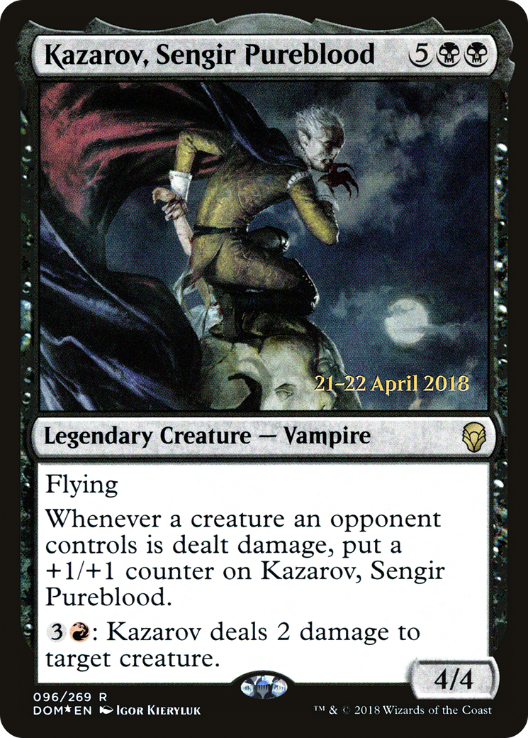 Kazarov, Sengir Pureblood (96s) Foil - Dominaria Promos