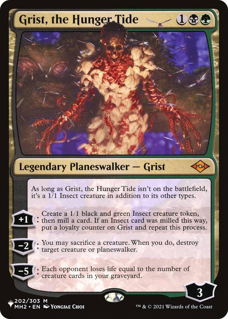 Grist, the Hunger Tide (MH2-202) - The List