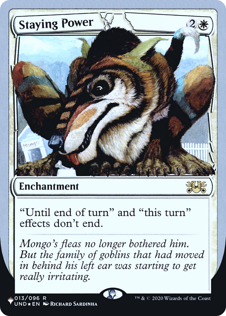 Staying Power (008) Foil - The List (Unfinity Foil Edition)