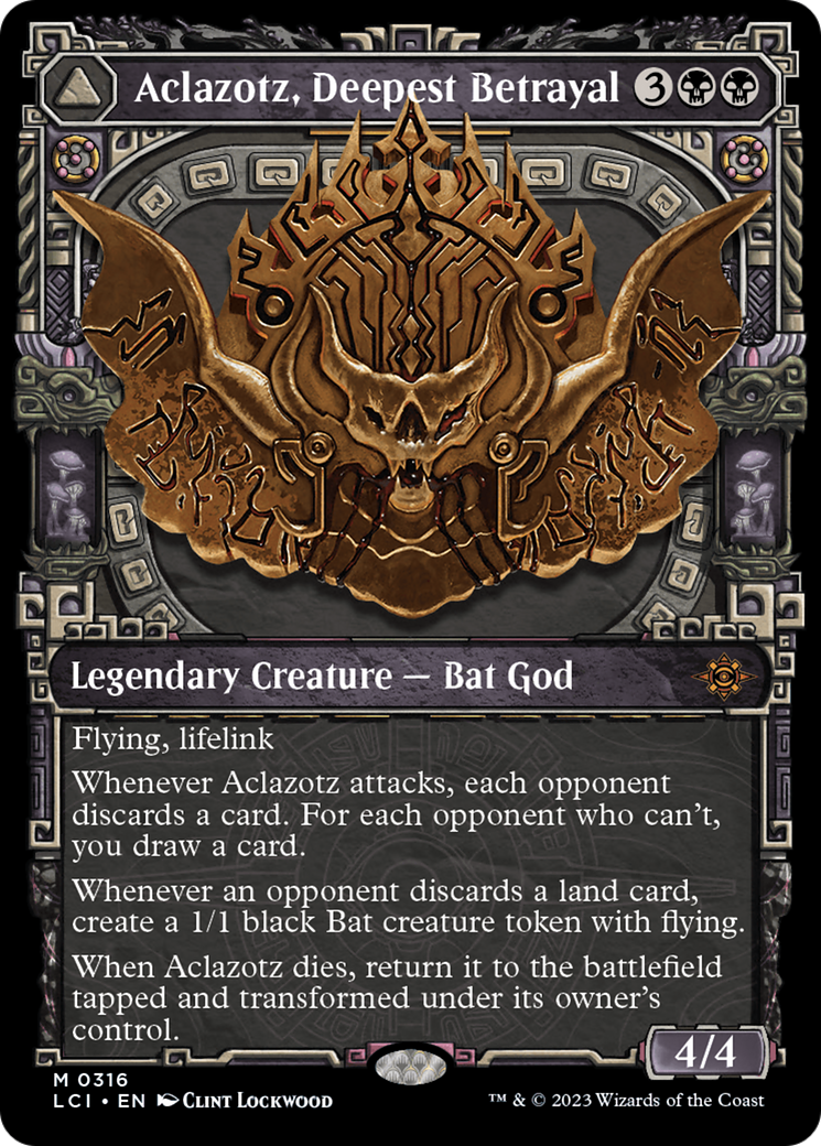 Aclazotz, Deepest Betrayal (Showcase) (316) Foil - The Lost Caverns of Ixalan