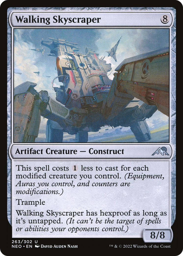 Walking Skyscraper (263) Foil - Kamigawa: Neon Dynasty