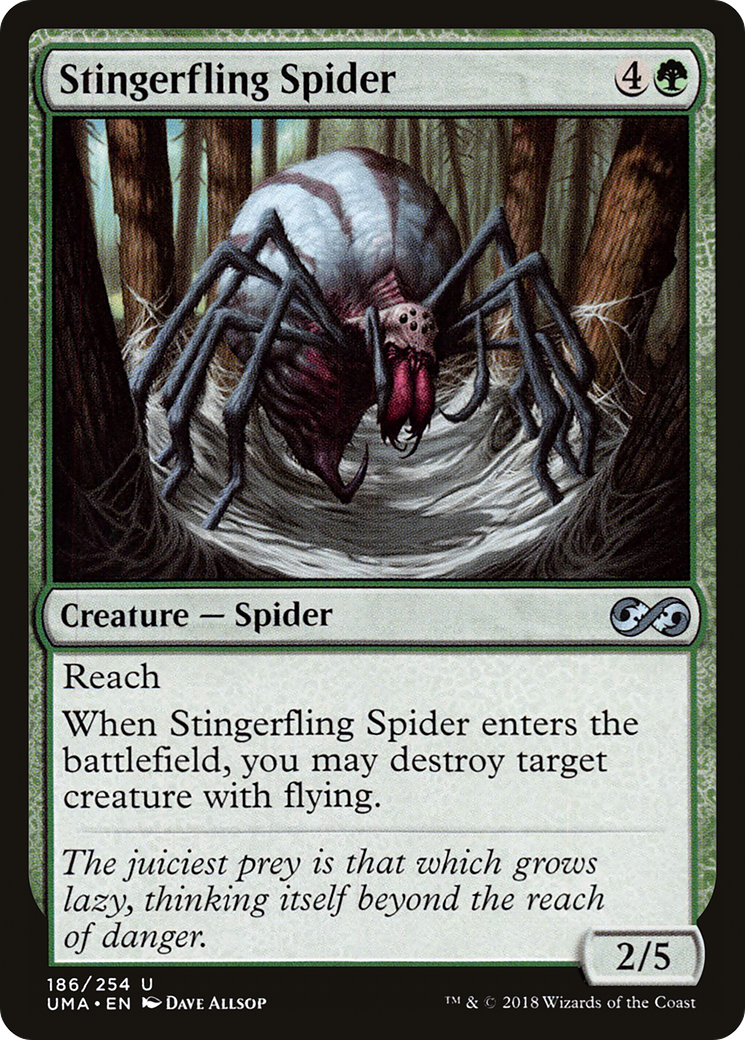 Stingerfling Spider (186) - Ultimate Masters