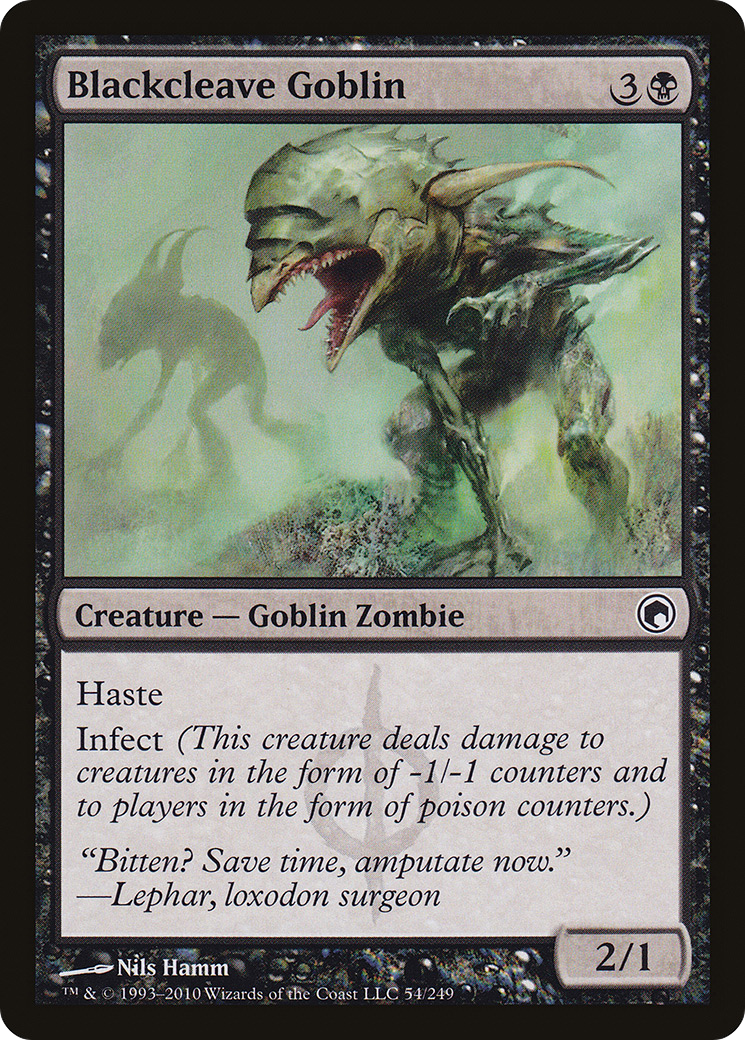 Blackcleave Goblin (054) - Scars of Mirrodin