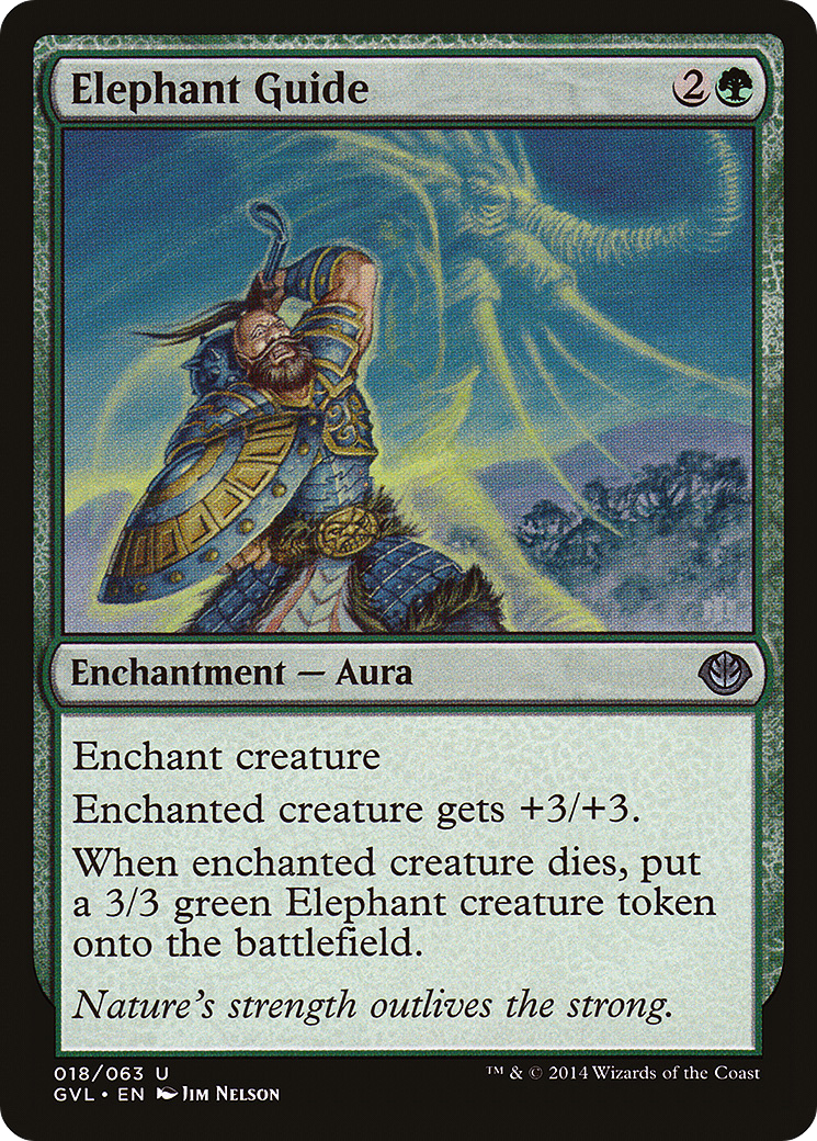 Elephant Guide (018) - Duel Decks Anthology: Garruk vs. Liliana