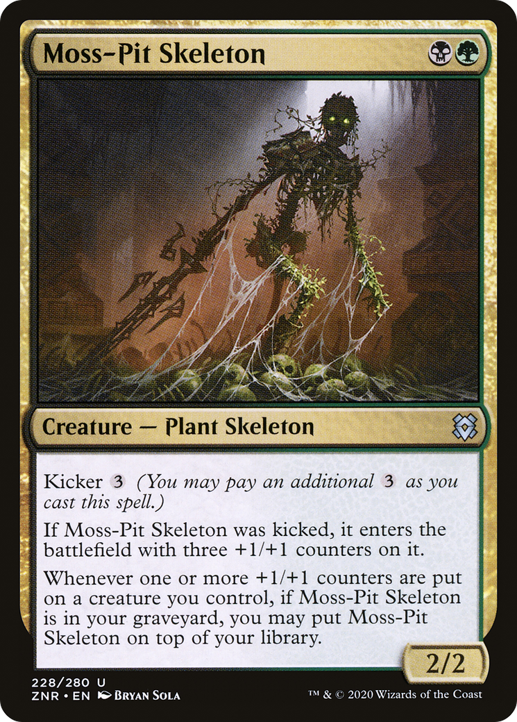 Moss-Pit Skeleton (228) - Zendikar Rising