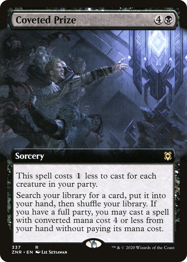 Coveted Prize (Extended Art) (337) - Zendikar Rising