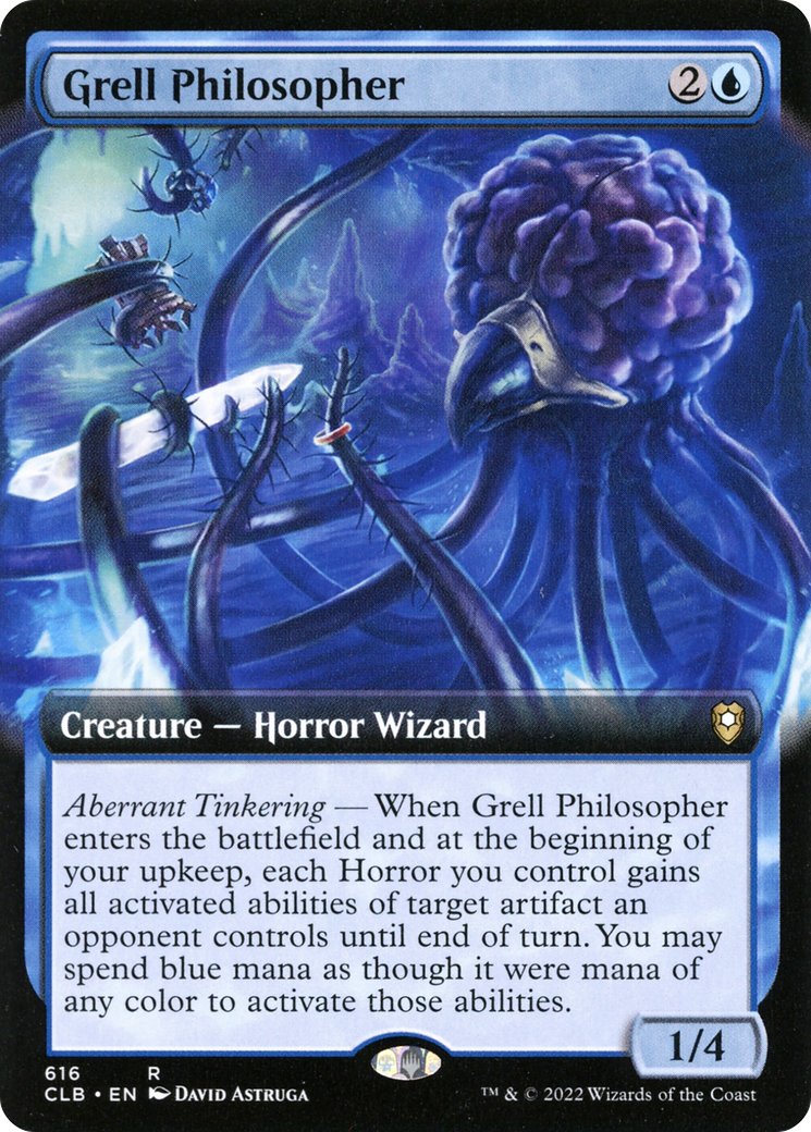 Grell Philosopher (Extended Art) (616) - Commander Legends: Battle for Baldur's Gate