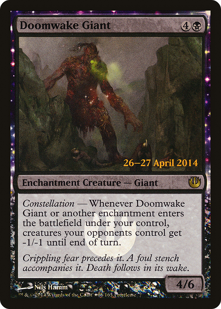 Doomwake Giant (66★) Foil - Journey into Nyx Promos