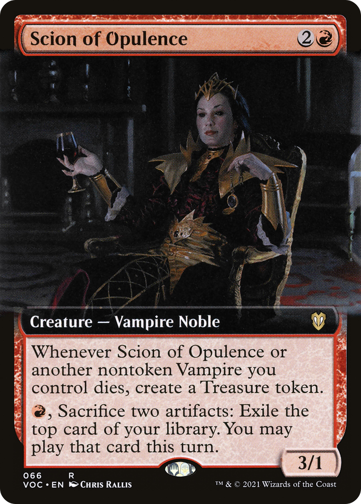 Scion of Opulence (Extended Art) (066) - Crimson Vow Commander