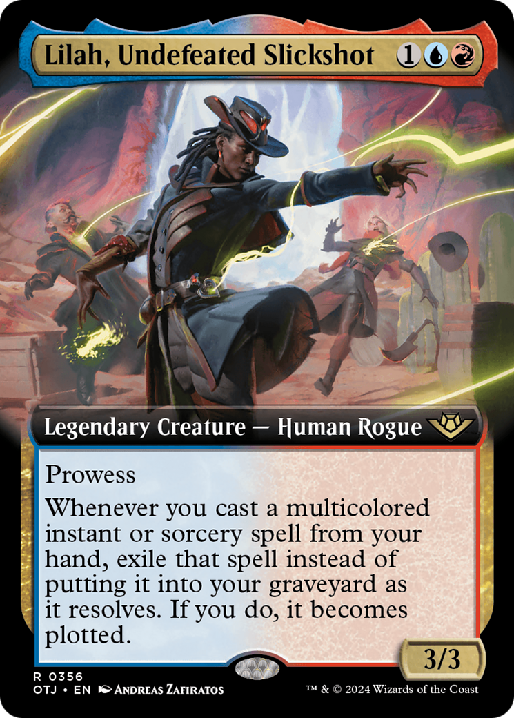 Lilah, Undefeated Slickshot (Extended Art) (356) Foil - Outlaws of Thunder Junction