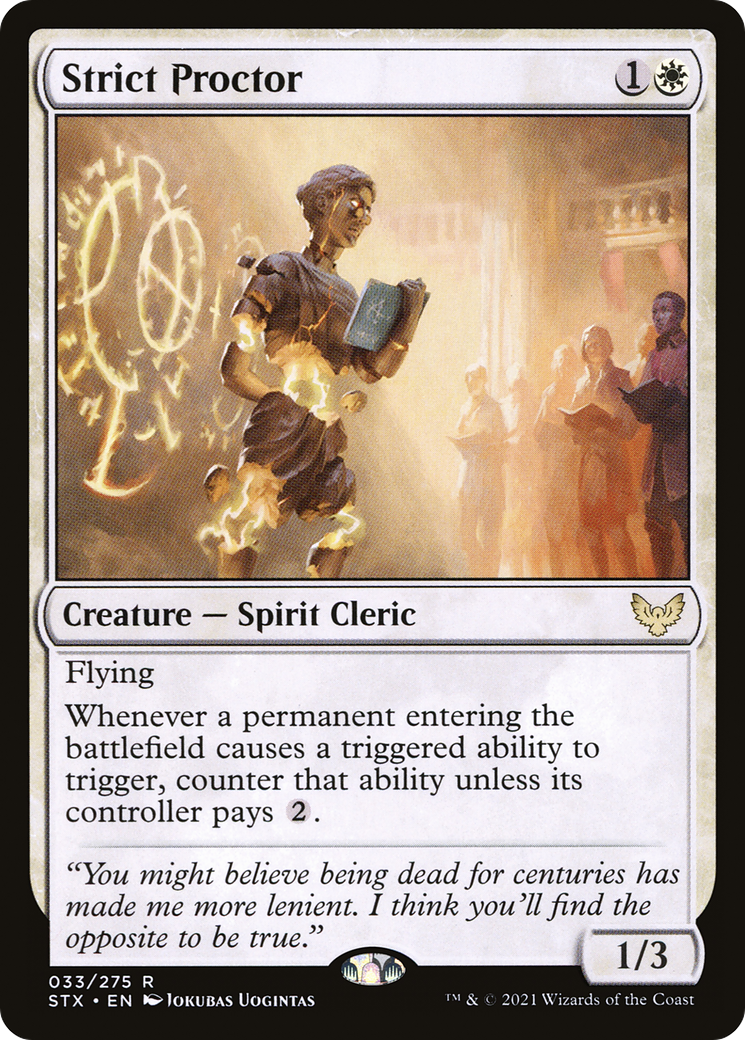 Strict Proctor (033) Foil - Strixhaven: School of Mages
