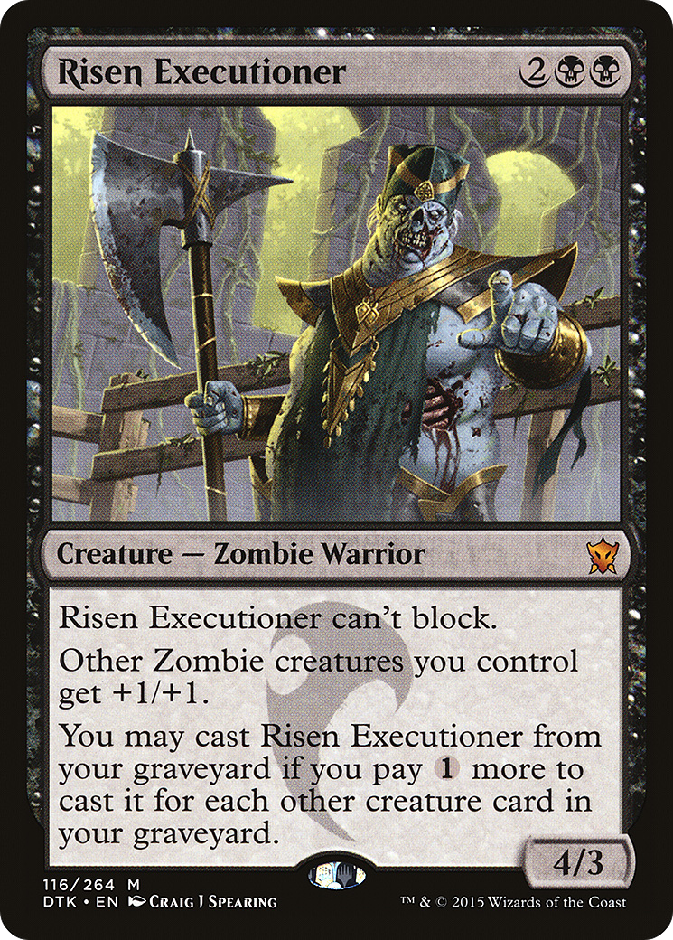 Risen Executioner (116) Foil - Dragons of Tarkir