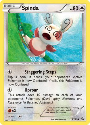 Spinda (115) - XY Primal Clash