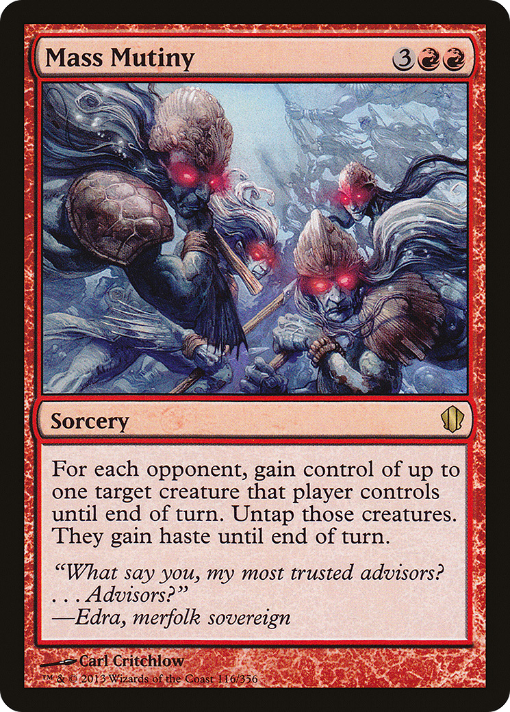Mass Mutiny (116) - Commander 2013
