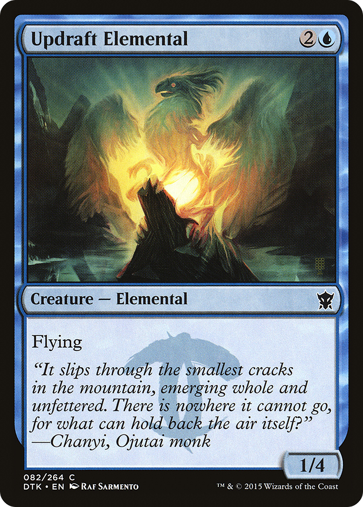 Updraft Elemental (082) - Dragons of Tarkir
