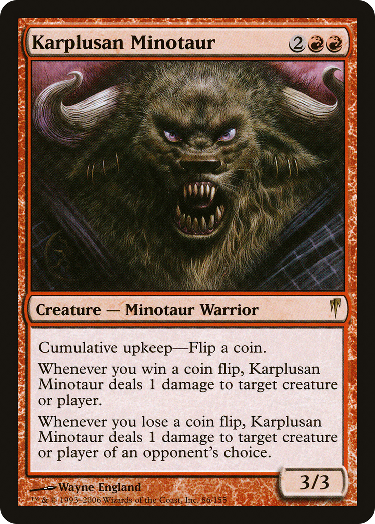 Karplusan Minotaur (086) - Coldsnap