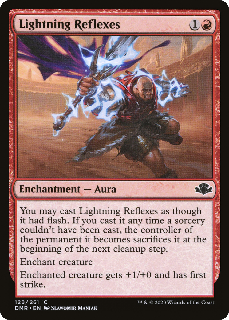 Lightning Reflexes (128) Foil - Dominaria Remastered