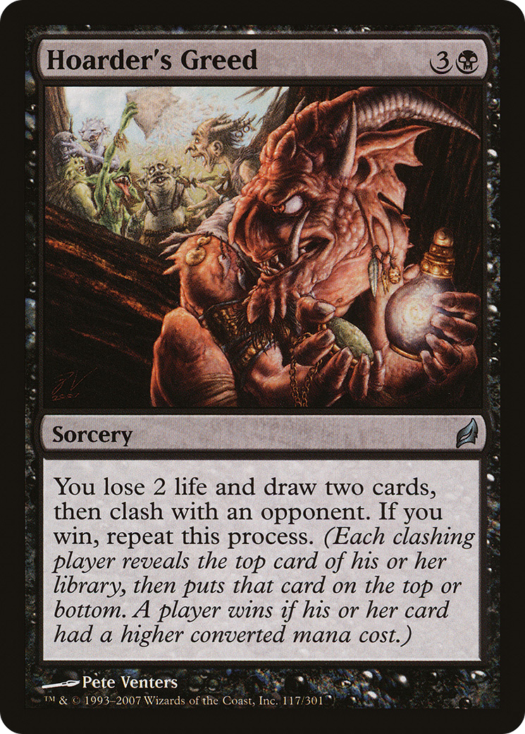 Hoarder's Greed (117) - Lorwyn
