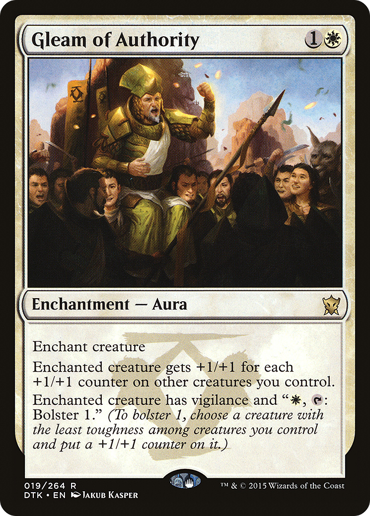 Gleam of Authority (019) Foil - Dragons of Tarkir