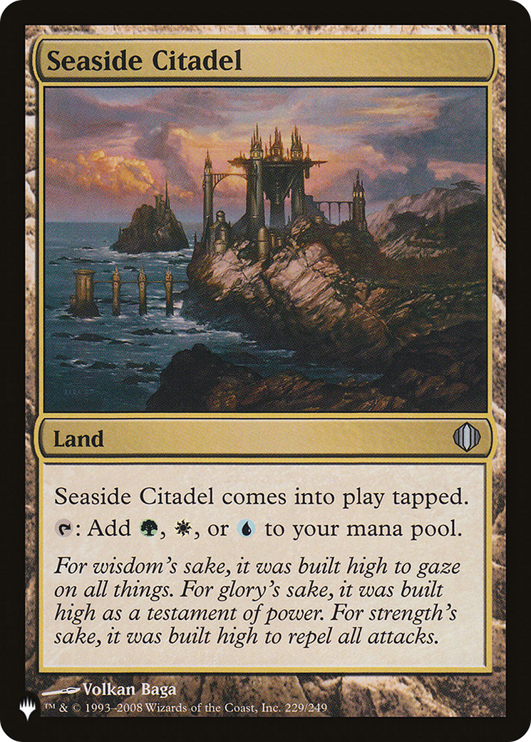 Seaside Citadel (ALA-229) - The List
