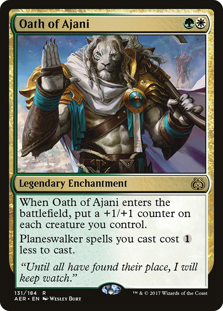Oath of Ajani (131) Foil - Aether Revolt