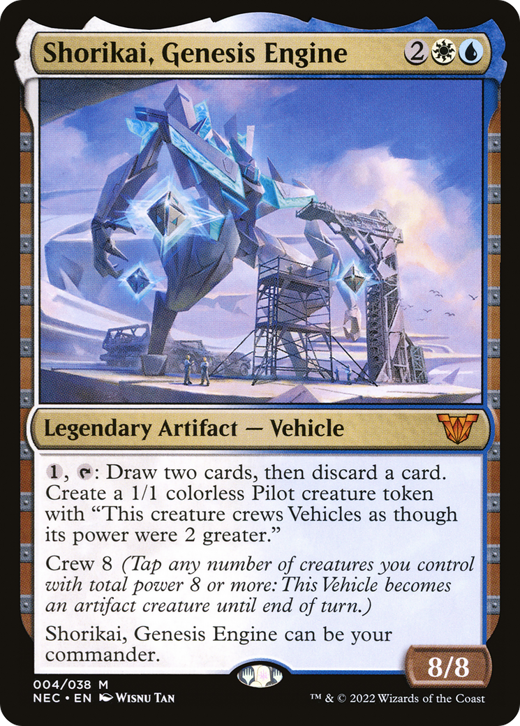 Shorikai, Genesis Engine (004) Foil - Neon Dynasty Commander