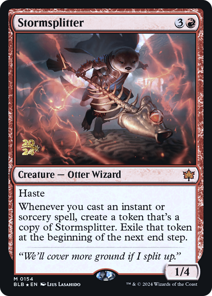 Stormsplitter (154) Foil - Bloomburrow Promos