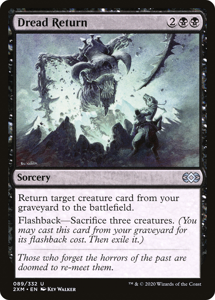 Dread Return (089) Foil - Double Masters