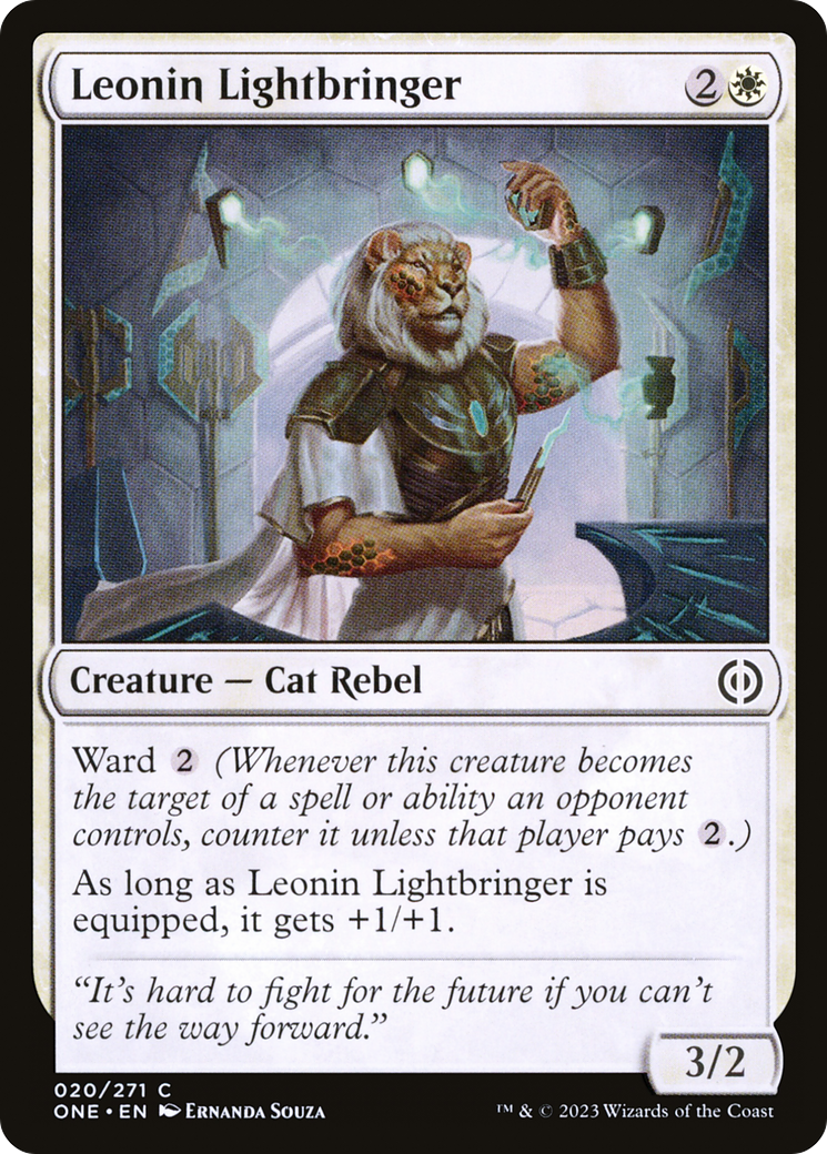 Leonin Lightbringer (020) - Phyrexia: All Will Be One