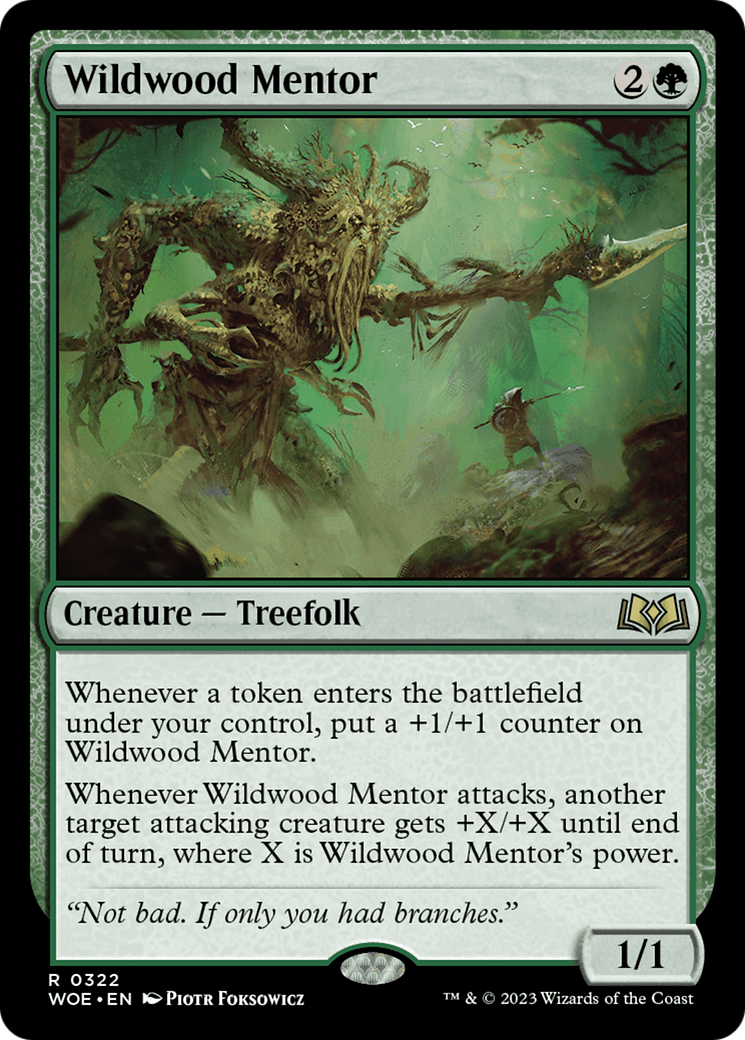 Wildwood Mentor (322) - Wilds of Eldraine