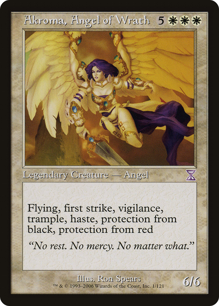 Akroma, Angel of Wrath (Retro) (001) - Time Spiral Timeshifted