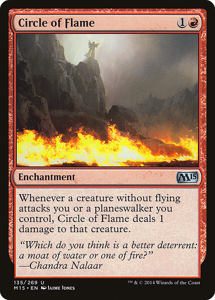 Circle of Flame (135) Foil - Magic 2015