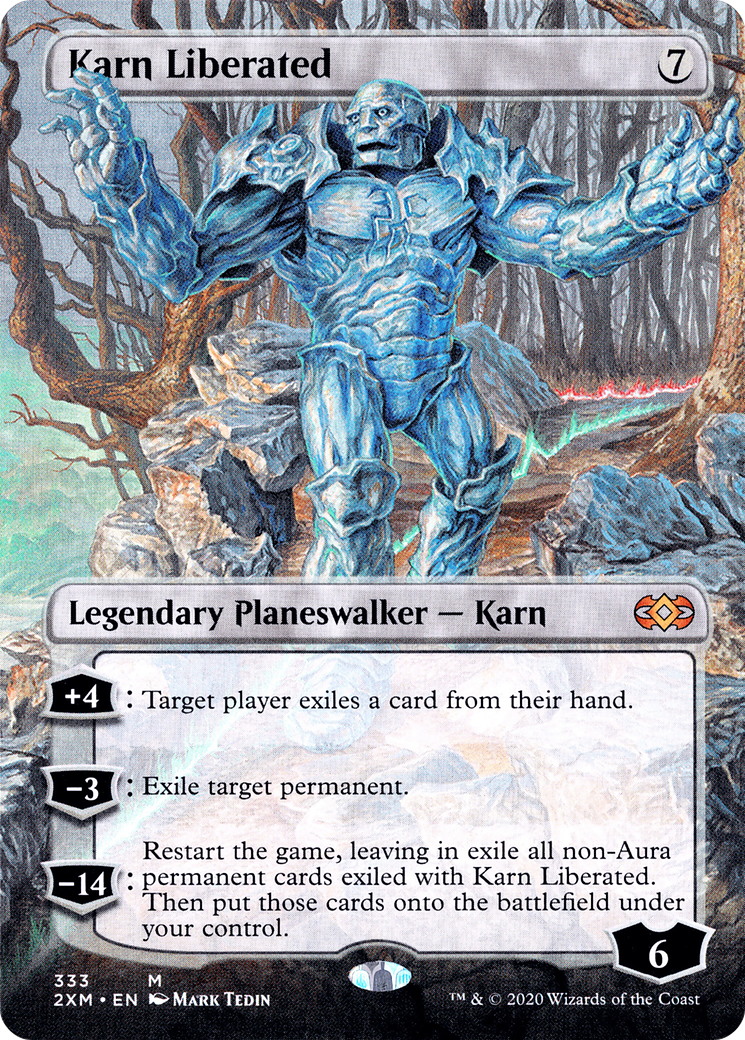 Karn Liberated (Borderless) (333) Foil - Double Masters