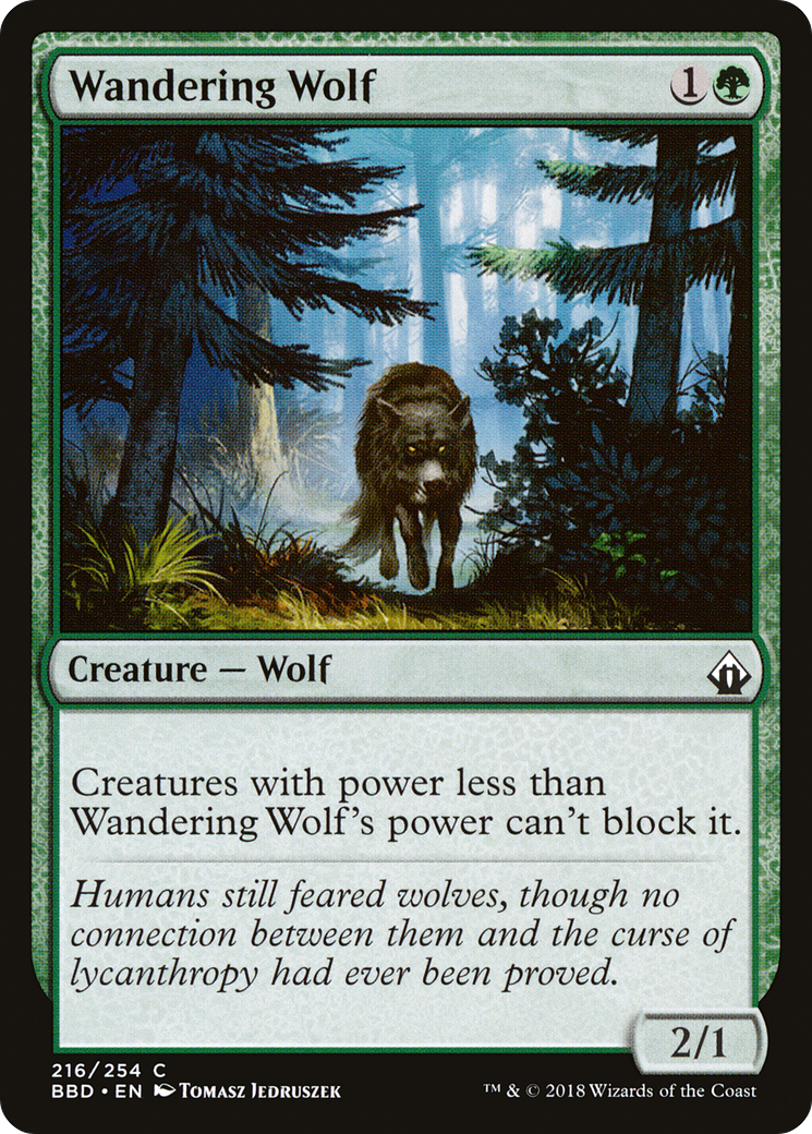 Wandering Wolf (216) Foil - Battlebond