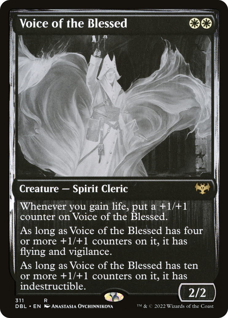 Voice of the Blessed (311) Foil - Innistrad: Double Feature